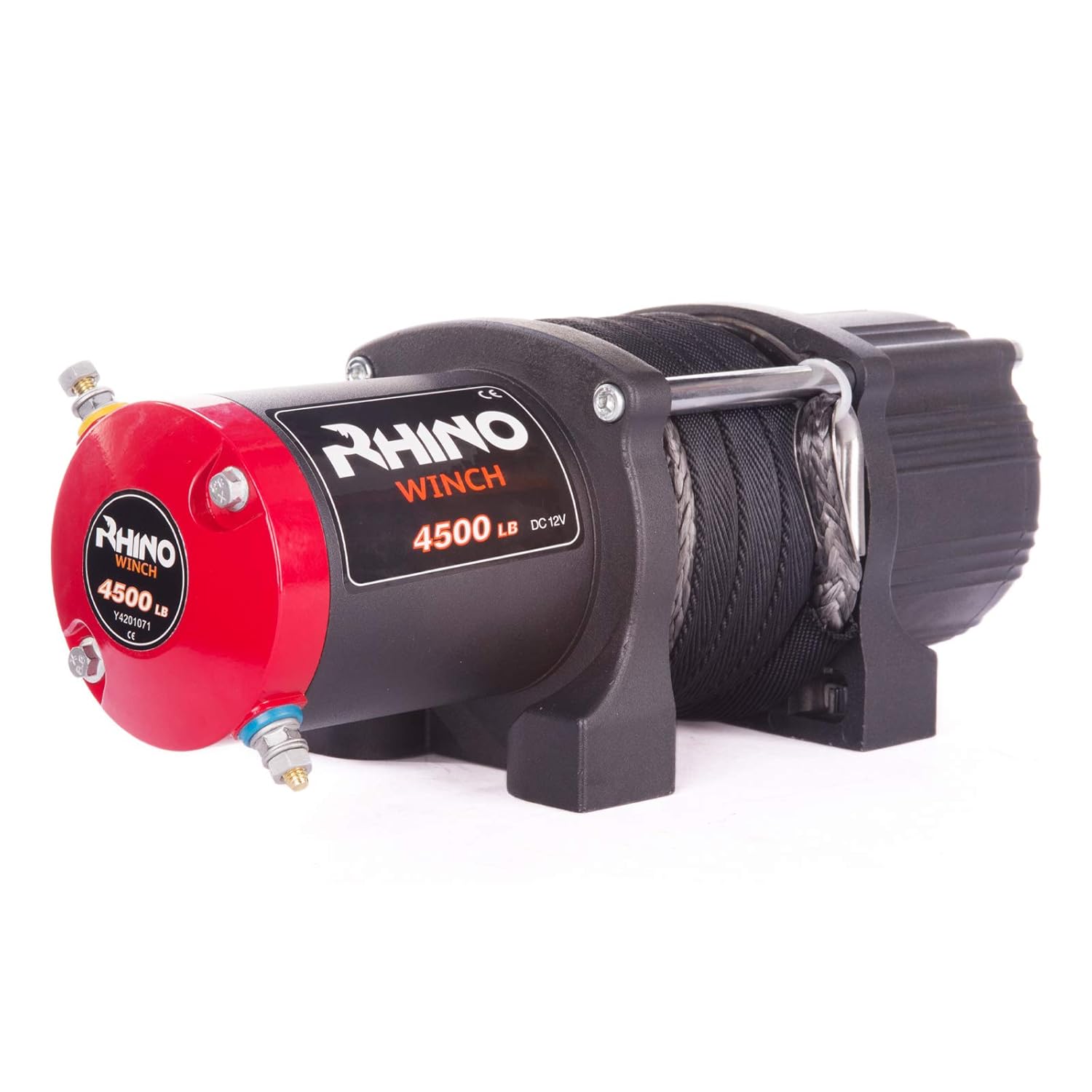 Super Saturday Rhino Electric Winch Wireless 4500Lb 2040Kg 12v Carbon