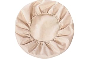 Kelendle Round Floor Pillow Cover Tatami Floor Cushion Cover Straw Japanese Futon Cover Meditation Seating Ottoman Throw Cover Protector for Living Room Indoor Outdoor Beige,15.75 inches