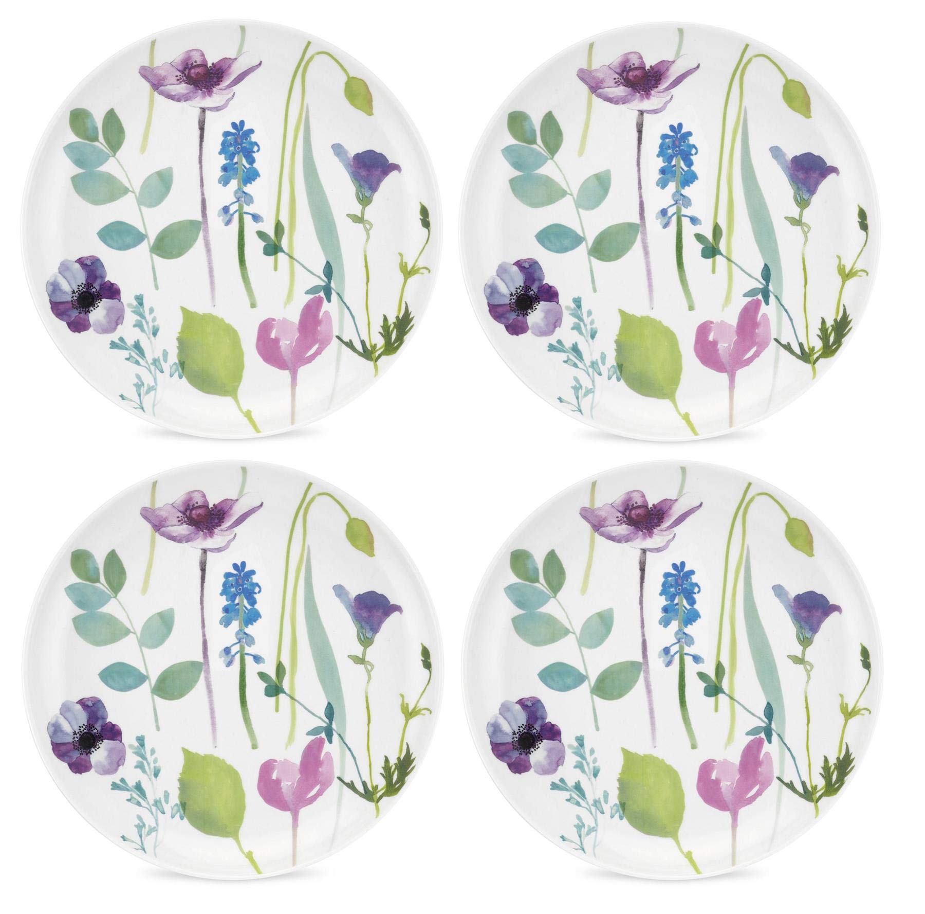 Portmeirion Home & Gifts WG67060-XL Water Garden Side Plate-Set of 4