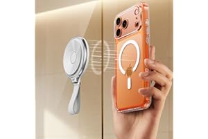 ESR for MagSafe Suction Mount, Sticky Phone Grip, Magnetic Phone Suction Grip, Silicone Suction Cup Phone Mount, Hands-Free Mirror Phone Holder for iPhone 17 16/Android/S25/Google, TikTok/Video, White