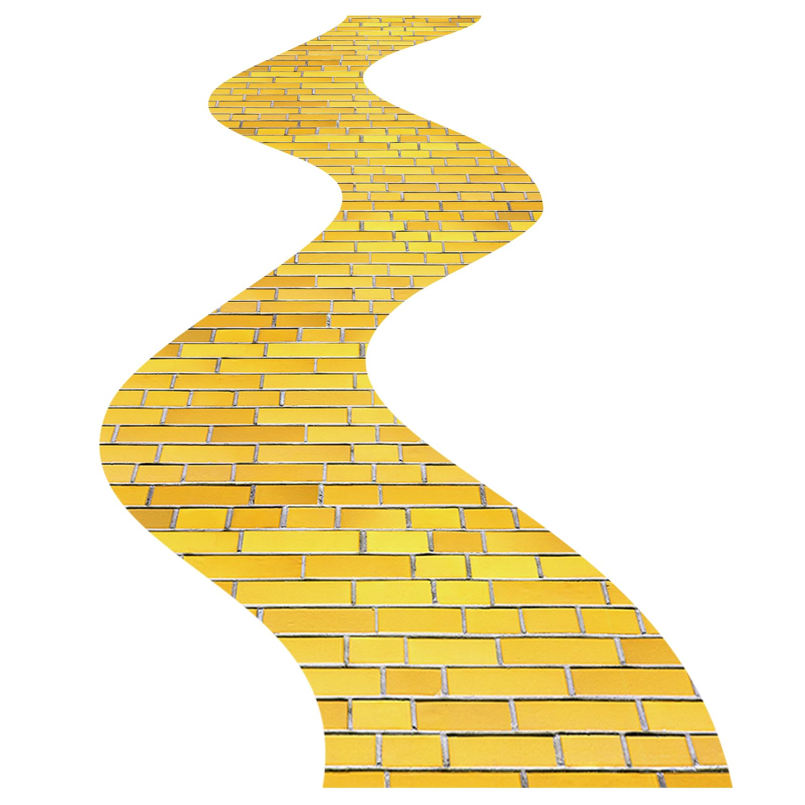 Photo 1 of Dunzoom Brick Floor Runner Wizard Party Decorations Wall Backdrop Photography Princess Party Supplies for Halloween Cosplay(3.28 x 32.81 ft,Curve)