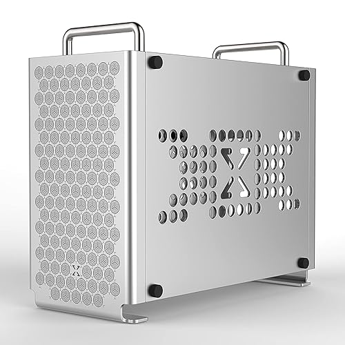 A1P Mini-ITX Case, Micro ITX PC Case, Mini Computer Case in Silver ...