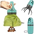 DOGOPAL 360 Portable Pooper Scooper with Bag Attachment & Dispenser – Lightweight Claw Poop Picker – Ideal for Small & Large Dogs – No-Touch, Hands-Free Waste Removal