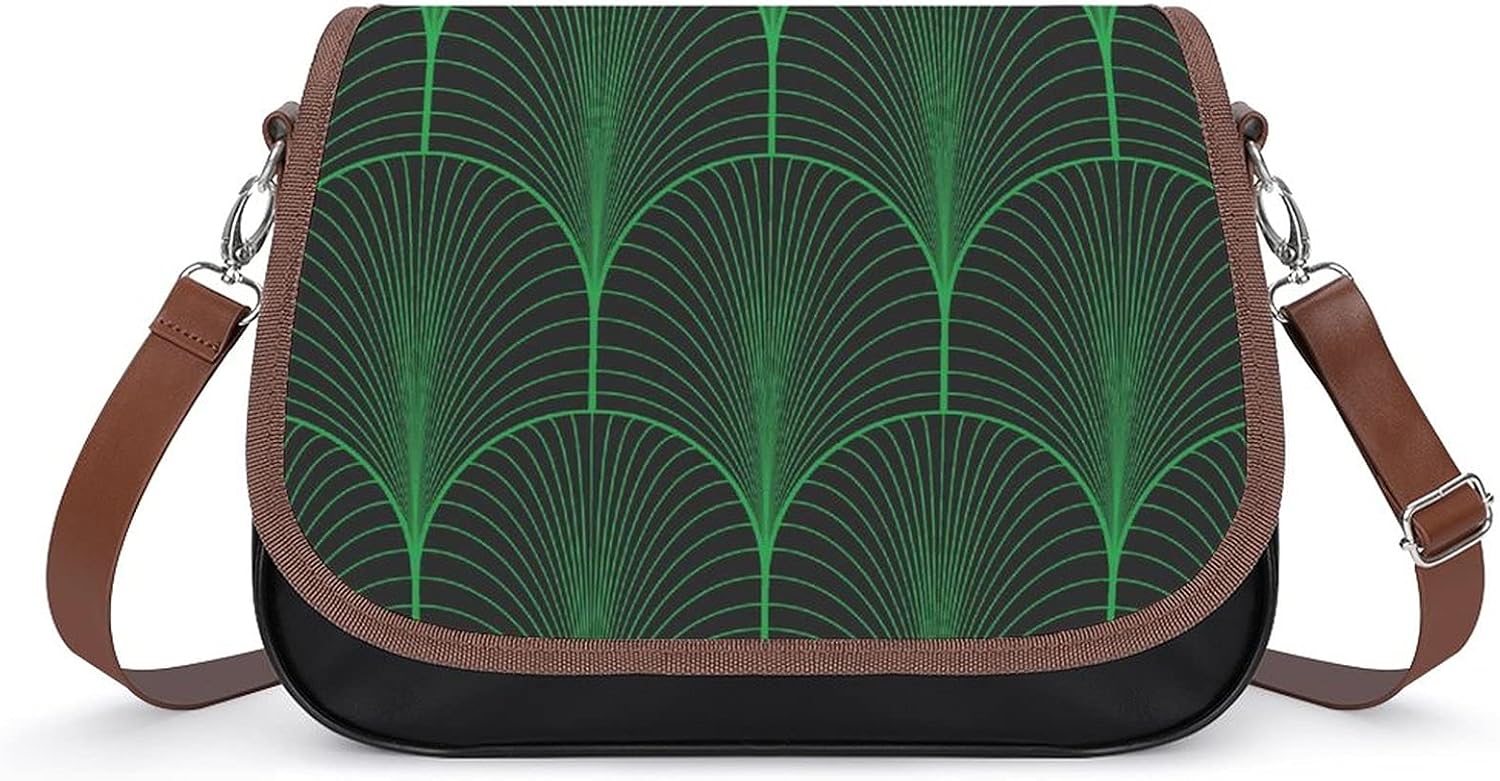 Leather Wallet Purses Crossbody Bags For Women Vintage Green Amazon 