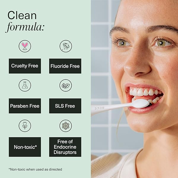 BOKA FLUORIDE FREE TOOTHPASTE NANO HYDROXYAPATITE, HELPS REMINERALIZE, APPROPRIATE FOR SENSITIVE TEETH, WHITENING – FOR ADULT, KIDS ORAL CARE – CINNAMON MINT FLAVOR, 4 FL OZ 1PK – US MANUFACTURED