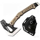 HX OUTDOORS Mercenarys Tactical Engineer Axes Multifunctional Explosion-Proof Axe Camping Artillery Fire Rescue Hammer Hiking Tools Yellow