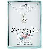 MOM & THREE DAUGHTERS Softball Necklace in Sterling Silver | 16" Cable Chain | Gift for Teen | 16mm x 10mm