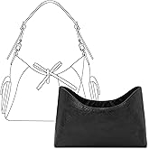 FANJI Project Handbag Organizer Insert for LV CarryAll Cargo Vibe PM,Custom Fit Inside Premium Matte Black Lightweight WaterResistant Purse Insert with Cup Holder Accessories