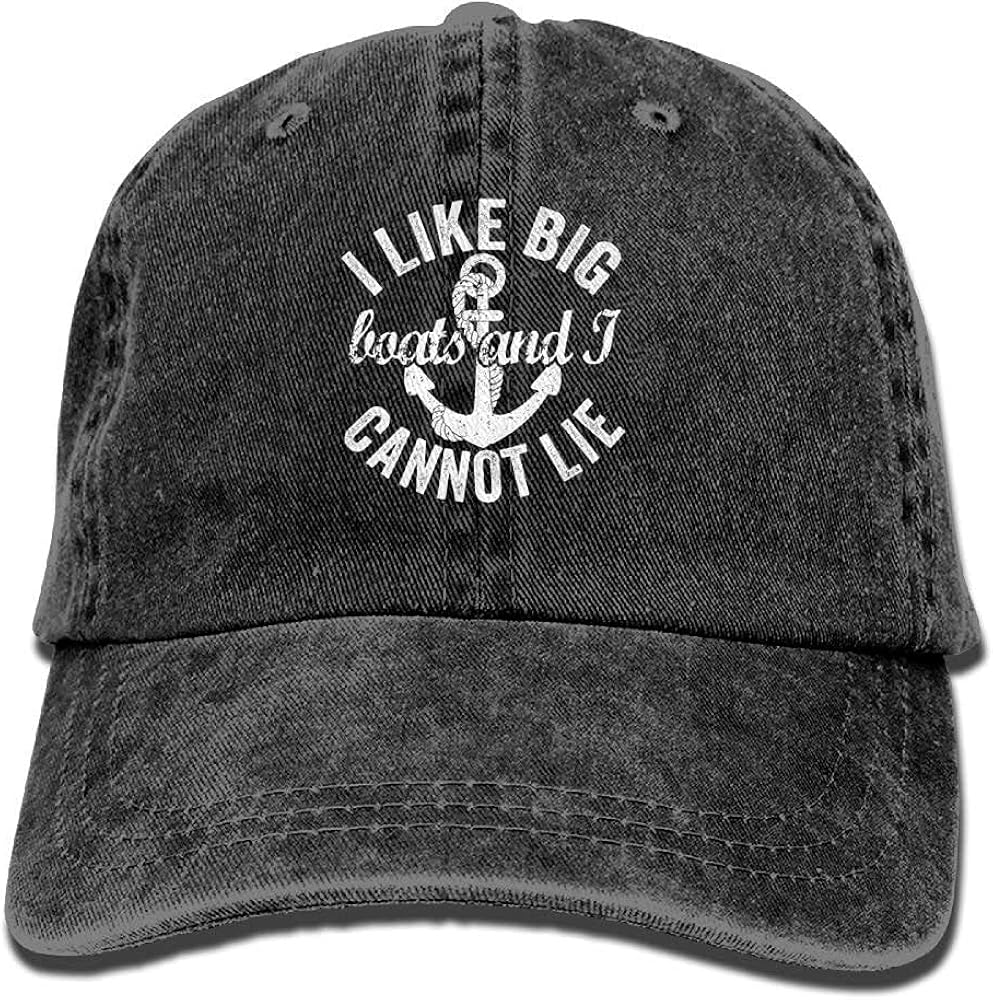 COLORSUM Baseball Caps I Like Big Boats and I Cannot Lie Denim Hat