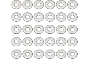 PATIKIL 304 Stainless Steel Flat Washer, 100 Pack M3 Thickness Metal Washers Small Washers for Screws Bolts Assortment (3x9x1