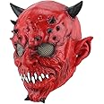 Mo Fang Gong She Halloween Terrorist Satan Mask Yaksha Costume party Props(Hell devil Mask)
