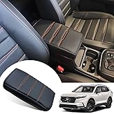 ANMOSVO for Honda CRV 2026 2025 2024 2023 Center Console Cover - Soft Armrest Pad Middle Console Cover for Honda CRV LX EX Sp