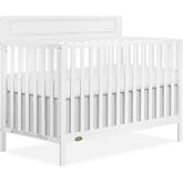 Dream On Me Avery 5-in-1 Convertible Full-Size Baby Crib, White | Converts to Toddler, Day &amp; Full-Size Bed, 3-Position Mattress Heights, GREENGUARD Gold Certified, Fits Standard Baby Mattress