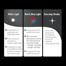 NEXTORCH P83 LED Police Flashlight, High Lumens