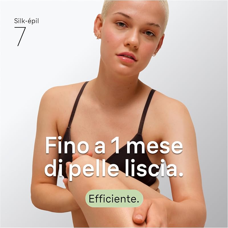 Silk-Épil 7 Epilatore Elettrico Donna, 7-011, Argento