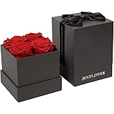 JoyFlower Preserved Roses in a Box, Forever Flowers Last 2-3 Years, Preserved Flowers Gifts for Women Her, Red Roses for Delivery Prime Anniversary, Mothers' Day, Valentine's Day, Christmas, Birthday