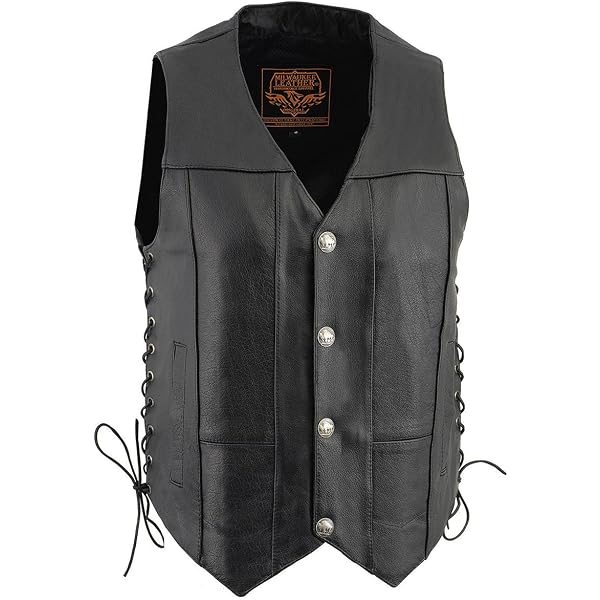 Buffalo Nickel Leather Vest Extender (4 Set) – Motorcycle Biker Chain – Free Shipping