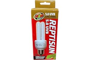 Zoo Med Reptisun 5.0 Uvb Mini Compact Fluorescent (Pack of 2)