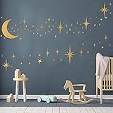 Easma Retro Starburst Wall Decals Stars Wall