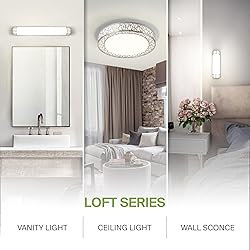 ASD 12 Inch LED Indoor Wall Sconce - Brushed Nickel