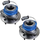 PAROD Pair 513121 Front Wheel Hub Bearing Assembly Compatible with Cadillac DTS Eldorado Seville, Chevy Impala Monte Carlo, Buick Century, Pontiac Grand Prix Bonneville 5 Lug W/ABS