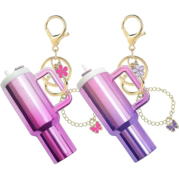 Amazon.com: LAEKOU Mini Cup Keychain Compatible with Stanley Cup