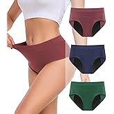 Period Underwear for Women Heavy Flow, High Absorbency Leakproof Panties Postpartum Menstrual Incontinence Underwear