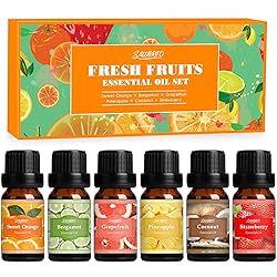 SALUBRITO Fresh Fruit Fragrance Oils Set, Essential