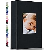 Popotop Photo Album 4x6-300 Photos Linen Cover Photo Books with 300 Horizontal Pockets,Slip-in Picture Albums for Family Wedding Anniversary Baby Vacation Pictures