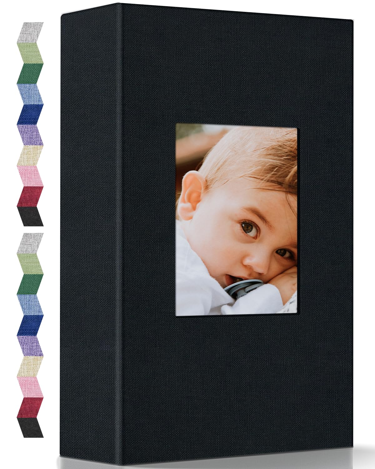 Photo 1 of Popotop Photo Album 4x6-300 Photos Linen Cover Photo Books with 300 Horizontal Pockets,Slip-in Picture Albums for Family Wedding Anniversary Baby Vacation Pictures