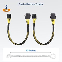 Cable Matters 2-Pack 8 Pin EPS CPU Extension Cable