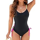 Edelqual One Piece Swimsuit for Women Tummy Control Bathing Suit Sexy Modest U-Neck Full Coverage Athletic Swimwear 2025