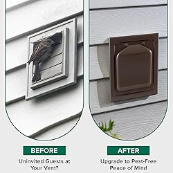 NO-PEST VENT, Exclusive Dual Door Dryer Vent Cover