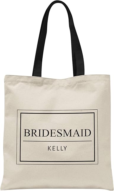 personalised bride bag