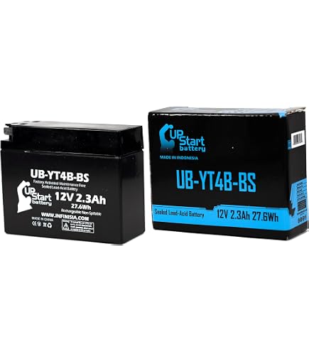 Batteria AGM BT4B-5 Per Yamaha TTR110EX 110 - Ricambio Motocicletta, Tecnologia SLA - Foto 3