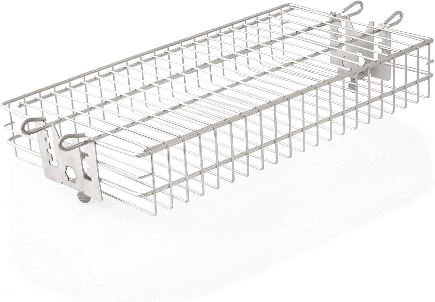 BQToro Flat Rotisserie Basket for Roasting Spit Universal