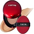 TIRTIR Mask Fit Red Cushion Foundation | Full coverage, Weightless, Skin fit, Satin Glow Finish, Korean Makeup, beauty, Tattoo cover up, Buildable (#29C Taupe Beige, 0.63 Fl Oz)