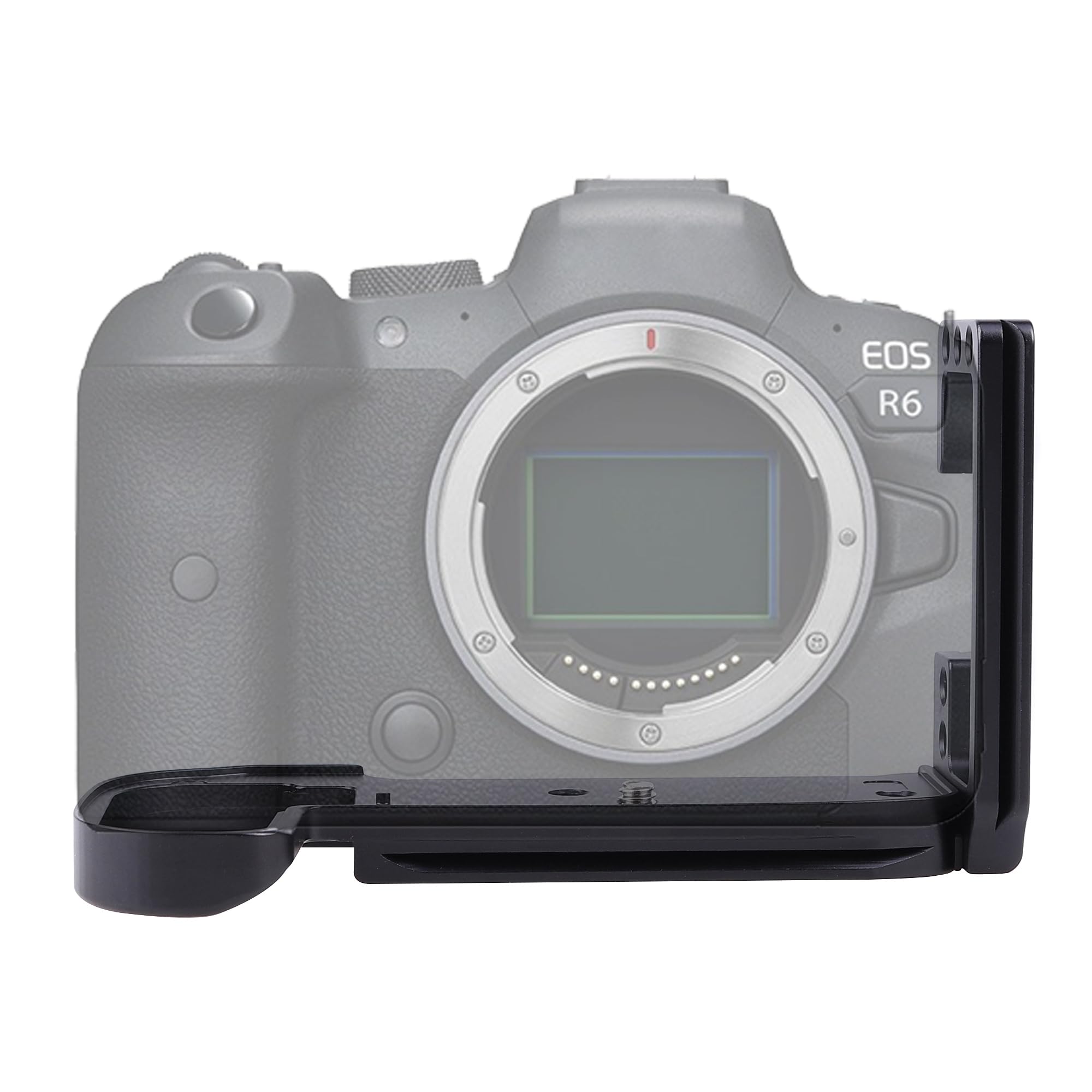 FOTGA Quick Release Plate L-Angle Vertical Quick Release Plate L-Bracket for Canon EOS R5, R5C, R6 Camera, Expandable Base Plate Compatible with Arca Swiss Tripod