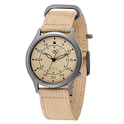 BERNY Men's Titanium Watch Japanese Sweep Second