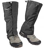 Frelaxy Leg Gaiters Ultra HIGH-Performance Hunting Gaiters Hiking Gaiters | 100% Waterproof Hiking Gaiters with Upgraded Rubber Foot Strap, Adjustable Snow Boot Gaiters