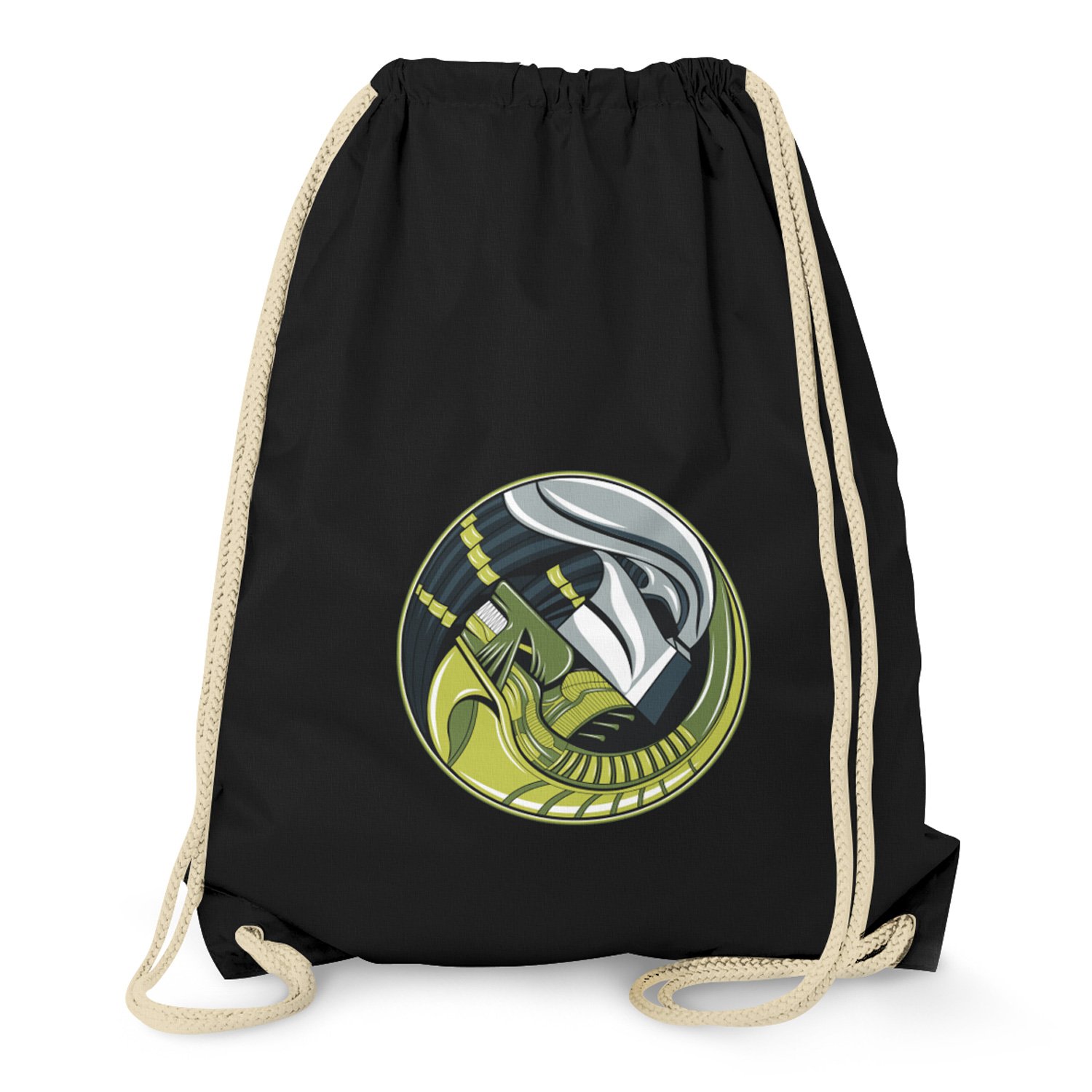 Nerdo VEND-182296 Unisex Adult Gym Bag, Black, 38 cm x 42 cm