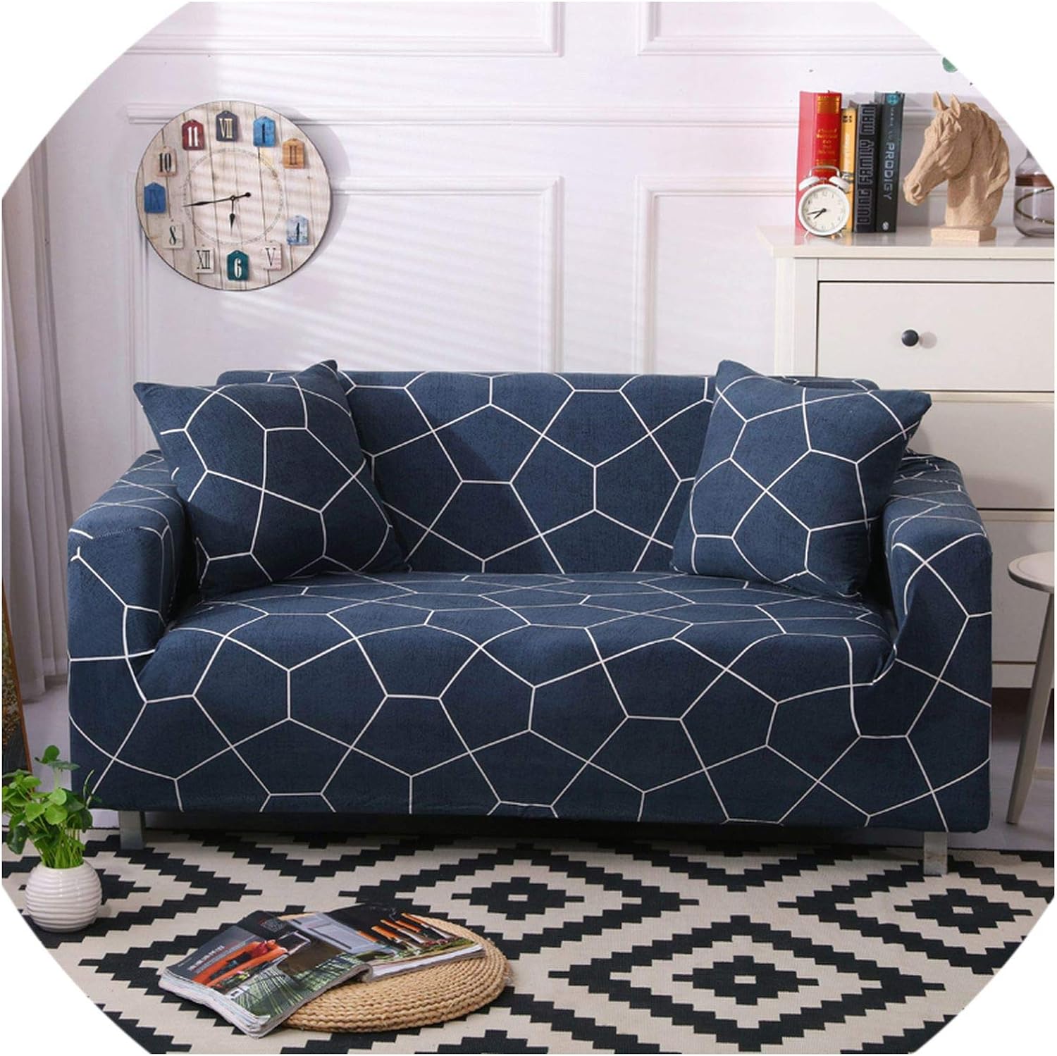 Wboll Elastic Sofa Covers for Living Room Sofa Towel Slip