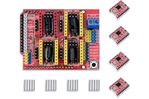 CNC Shield Expansion Board V3.0 with A4988 Stepper Motor Driver for Engraver 3D Printer