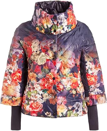 doudoune a fleurs femme