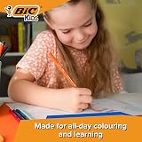 BIC Kids Tropicolors Colouring Pencils 24 Pack Hexagonal Wood-Free view 2