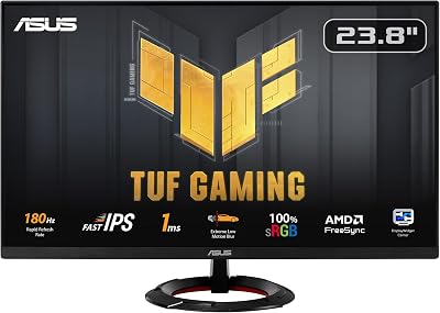 ASUS TUF Gaming VG249Q3R 23.8 Inch 1080p 180Hz ELMB FreeSync IPS Monitor