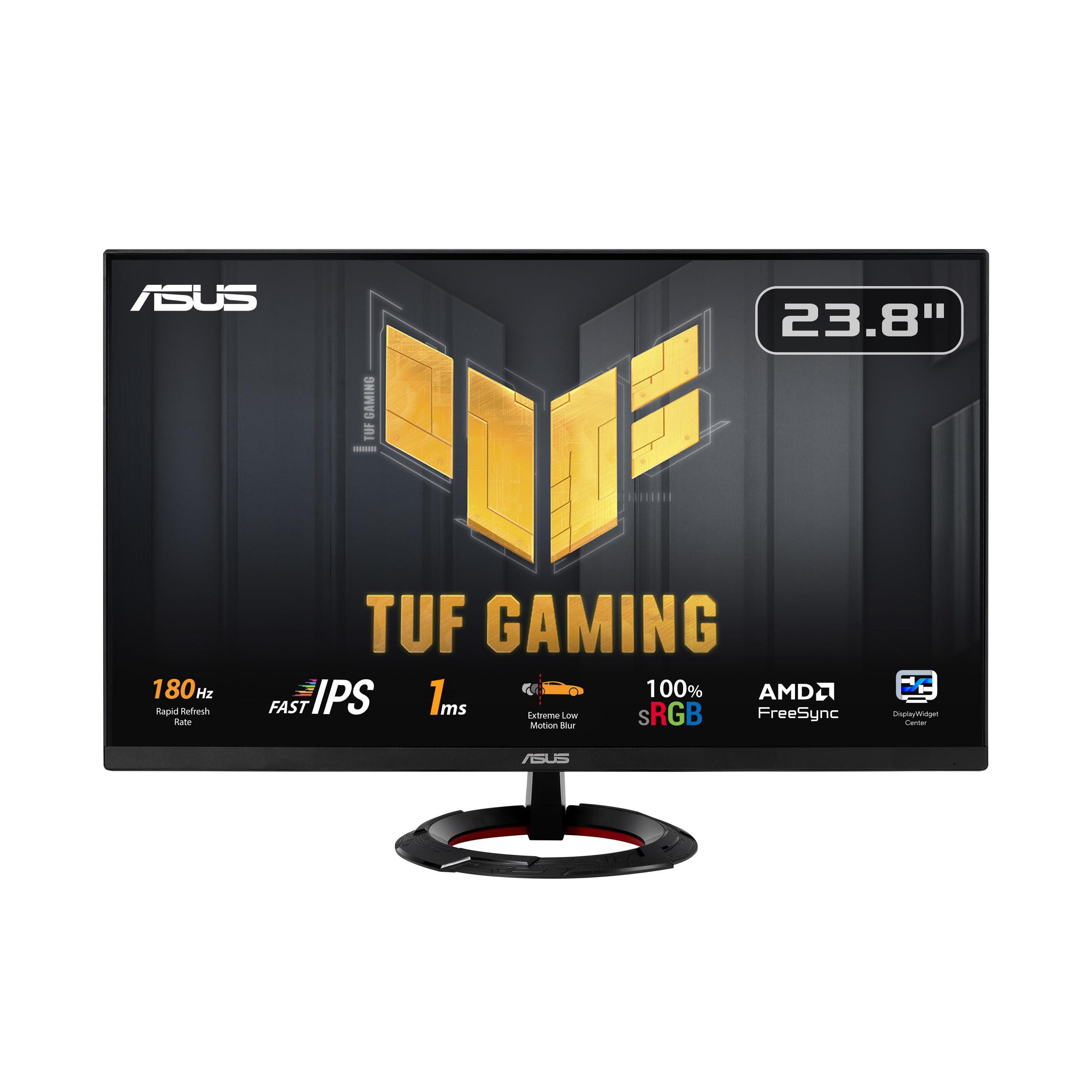 Asus Tuf Gaming Vg249Q3R Gaming Monitor – 23.8-Inch, Full Hd(1920X1080), 180Hz, Fast Ips, Extreme Low Motion Blur™, 1Ms (Gtg), Freesync™, Variable Overdrive, 100% Srgb