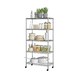 Seville Classics 5-Tier Wire Shelving with