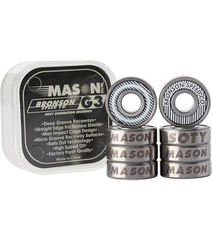 Amazon.com: Alexis Ramirez G3 Bronson Skateboard Bearings by