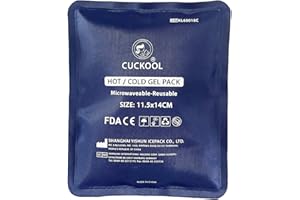 Premium Hot & Cold Gel Pack for use with Cuckool Baby Heated Tummy Wrap, Fabric-Covered, Reusable (Pack of 1)